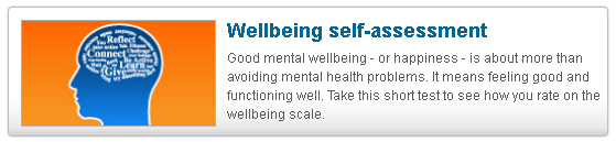 Wellbeing Self-Assessment. Take this short test to see how you rate on the wellbeing scale.